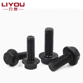 Hex Flanged Serrated Bolts